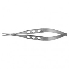 Fine Micro Scissor Straight - Sharp Tips - Medium Blades Stainless Steel, 11.5 cm - 4 1/2"